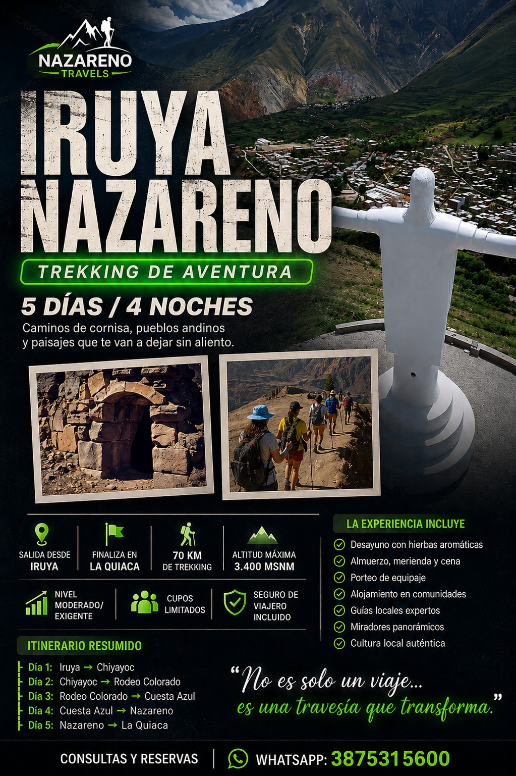 Trekking Iruya Nazareno